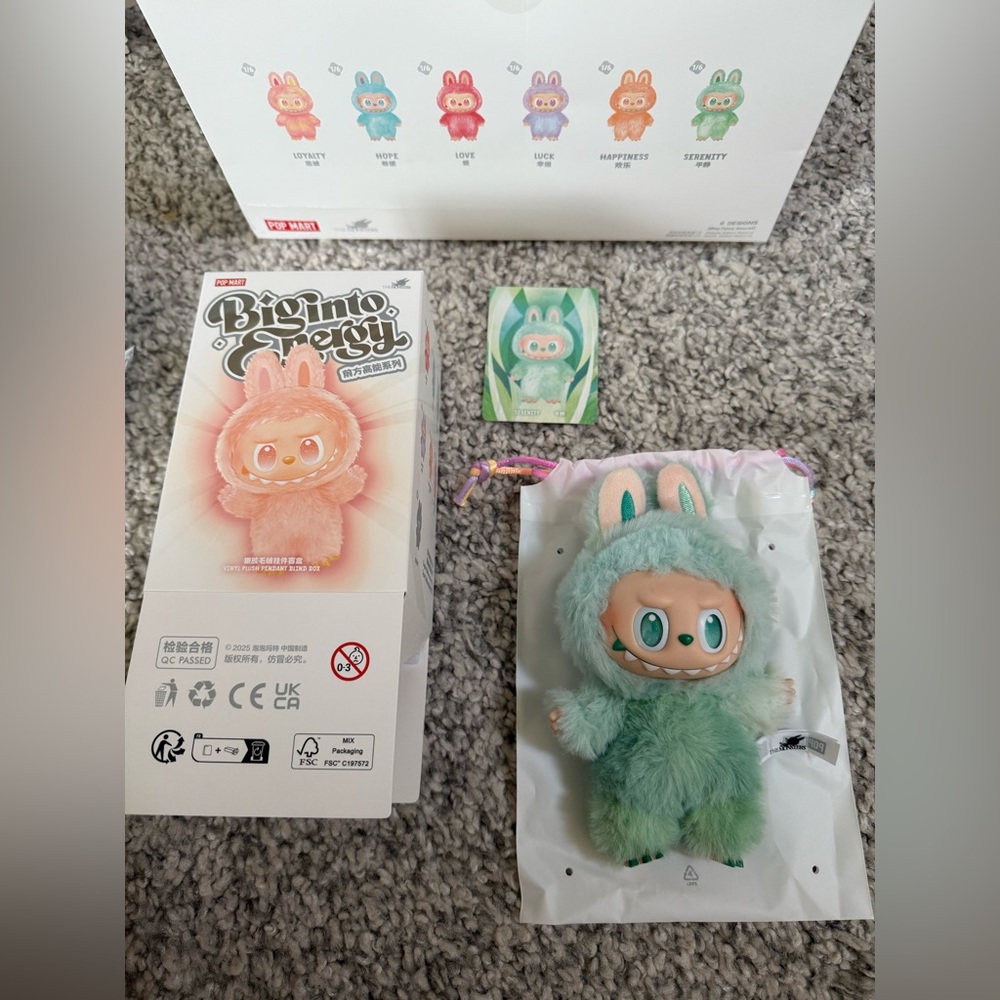 (Open Box) Labubu 3.0 Big into Energy Serenity